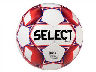 Fotbalový míč Select FB Clava bílo červená velikost míče: 4
