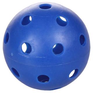 Merco Strike florbalový míček bílá Barva: Modrá