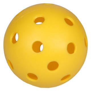 Merco Strike florbalový míček bílá Barva: žlutá