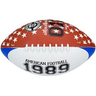 New Port Chicago Large míč pro americký fotbal bílá-hnědá