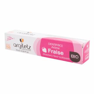 Argiletz Zubní pasta pro děti s bílým a růžovým jílem jahoda 75 ml BIO