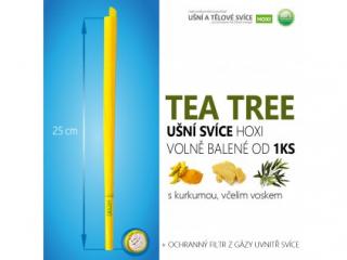 HOXI Ušní svíce s TEA TREE - volně balené