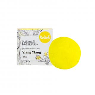 Kvitok Tuhý šampon s kondicionérem pro světlé vlasy Ylang Ylang XXL 50 g