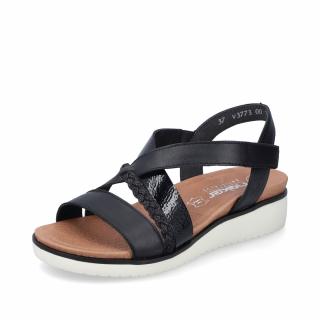 Dámské sandály Rieker V3773-00 Velikost: 38, Barva: Černá