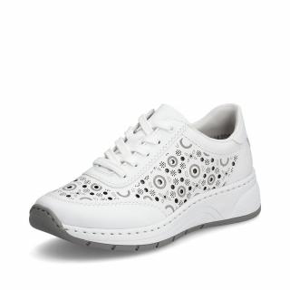 Dámské tenisky Rieker N6506-80 Velikost: 40, Barva: Bílá