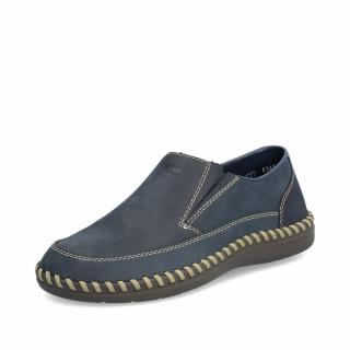 Pánské mokasíny Rieker B2454-14 Velikost: 45, Barva: Modrá