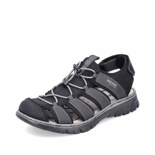 Pánské sandály Rieker 26770-00 Velikost: 42, Barva: Černá