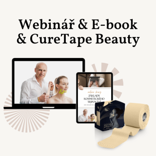 Webinář základy kosmetického tejpování + Ebook + CureTape Beauty
