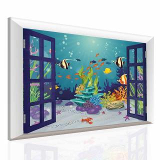 3D obraz pod mořem 150x100 cm