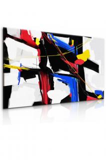 Abstraktní obraz barevná reprodukce 150x100 cm