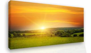 Jednodílný obraz západ slunce 150x100 cm