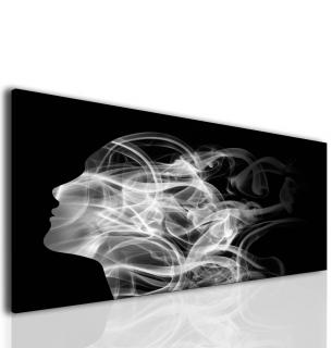 Obraz Kouřová silueta Black 120x60 cm