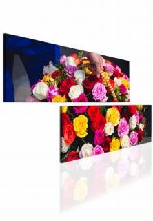 Obraz kytice růží 100x50 cm