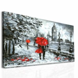 Obraz Londýn v dešti 120x80 cm