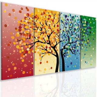 Obraz Strom ročních období 100x50 cm