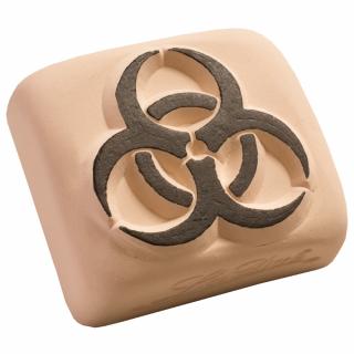 Tetovací razítko LaDot Symbol Biohazard, VELKÉ