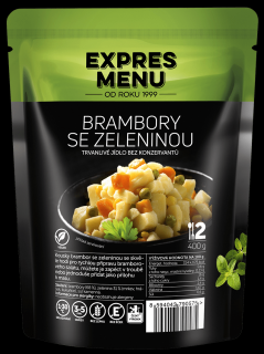 Brambory se zeleninou (2 porce 500g)