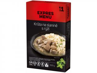 KM Krůta na slanině s rýží (500g)