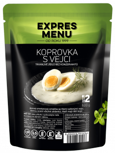 Koprovka s vejci (2 porce 600g)