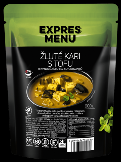 Žluté kari s tofu