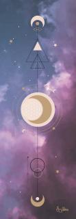Aryama | Cestovní jógamatka Luna | 61 x 0,1 x 180 cm | fialová