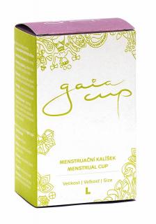 Gaia Cup menstruační kalíšek bílý vel. L