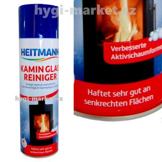 Čistič krbových skel Heitmann kamin reiniger 500 ml (na krby, dovoz z Německa)