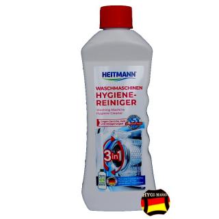 Čistič pračky Heitmann - TEKUTÝ - hygiene reiniger 3in1 odstrańuje vodní kámen, usazeniny a zápach
