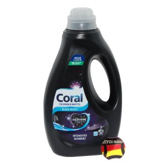 Coral Black Velvet prací gel na černé prádlo 20 praní 1 litr (dovoz z Německa)