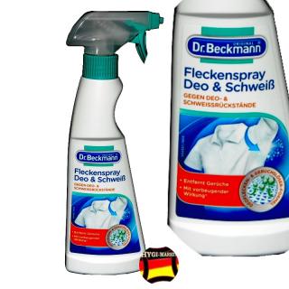 Flecken spray DEO SCHWEISS Dr.Beckmann 250 ml - odstraní zápach a skvrny od potu
