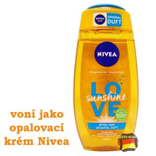 Nivea Sunshine Welcome sprchový gel s typickou nivea vůní (voní jako opalovací krém) (dovoz z Německa)
