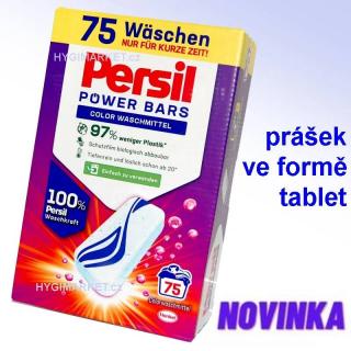 Persil POWER BARS COLOR waschmittel prášek v tabletách 75 ks  (dovoz z Německa, novinka, nahradí prášek)