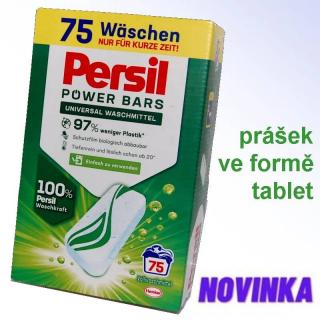 Persil POWER BARS UNIVERSAL waschmittel prášek v tabletách 75 ks  (dovoz z Německa, novinka, nahradí prášek)