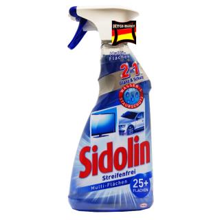 Sidolin Streifenfrei  500 ml  2in1  proti usazování prachu a kapek vody (dovoz z Německa)