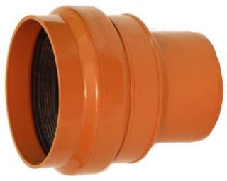 KGUS přechodka PVC (KG, HT) DN 200 na hladký konec kameninové trubky DN 200
