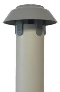 Plastová komínová ventilační hlavice s UV filtrem DN 110, výška 50 cm