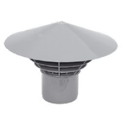Plastová ventilační hlavice s UV filtrem DN 75 do hrdla trubky