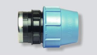 Unidelta 50 mm spojka přímá s vnitřním závitem 1"1/2 pro spojování PE trubek až do PN16 (UNI1004050006)