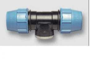 Unidelta odbočka 32 mm T- kus s vnitřním závitem 3/4" pro PE trubky až do PN16 (UNI1007032003)