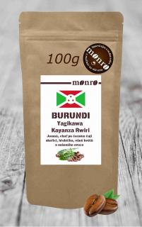 Káva Monro Burundi Yagikawa Kayanza Rwiri zrnková káva Arabika 100g