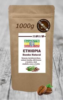 Káva Monro Ethiopská 100% Arabika Bombe Natural 1000g