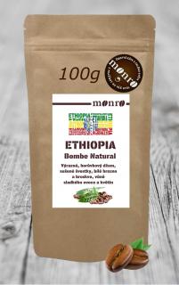 Káva Monro Ethiopská 100% Arabika Bombe Natural 100g