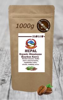 Káva Monro Nepal Organic Himalayan Bourbon Kavre zrnková káva 100% Arabika 1000g