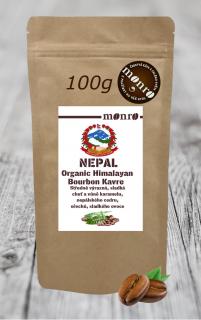 Káva Monro Nepal Organic Himalayan Bourbon Kavre zrnková káva 100% Arabika 100g