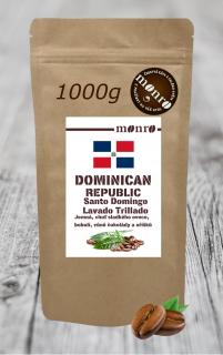 Monro zrnková káva 100% Arabika Dominican Santo Domingo Lavado Trillado 1000g