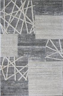Jutex koberec Cannes 7884B white / I. grey 120 x 170 cm