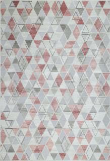 Jutex koberec Nepal 491 6898 91 šedá bordó 100 x 140 cm