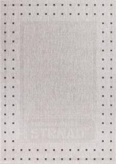 Kusový koberec Floorlux 20329/04 Silver Black 60 x 110 cm (silver/black)