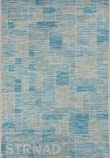 Spoltex koberec Terazza 21107/733 Ivory/Silver/Blue 120 x 170 cm