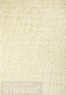 Spoltex kusový koberec Efor Shaggy 2137 cream 120 x 170 cm
